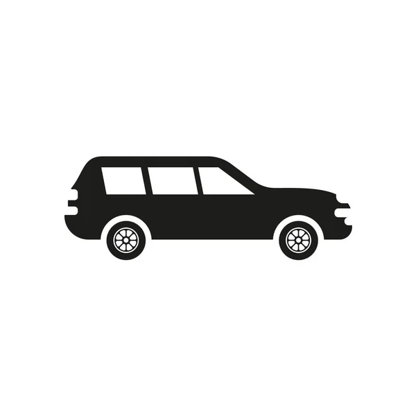 Simbol Vektor Ikon Mobil Pada Latar Belakang Putih Eps10 - Stok Vektor