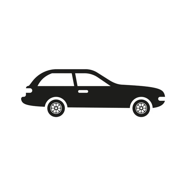 Символ Вектора Автомобиля Белом Фоне Eps10 — стоковый вектор
