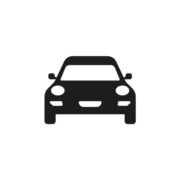 Car Vector Icon Isolated Simple View Front Logo Illustration Sign — 스톡 벡터