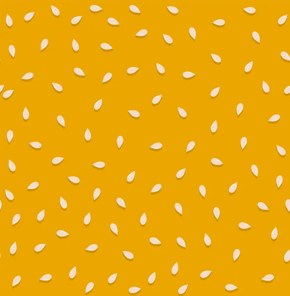 Sesame Seeds Fresh Yummy Bread Bun Seamless Pattern Repeating Vector — 스톡 벡터