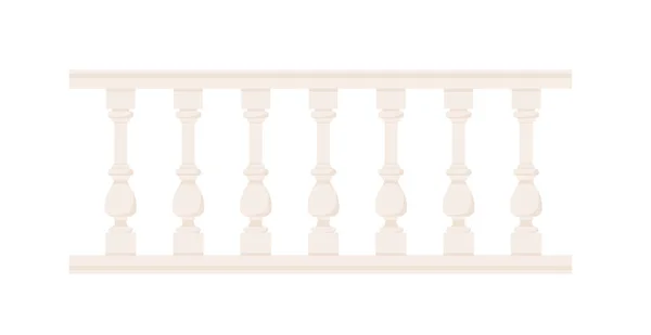 Stone Balustrade Balusters Fencing Palace Fence Balcony Handrail Pillars Decorative — Archivo Imágenes Vectoriales
