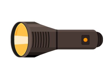 El feneri el illüstrasyonu. Cep vektörü lamba feneri tasarım feneri EPS 10