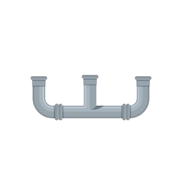 Vector Details Ware Pipes System Flat Style Collection Water Tube — Vector de stock