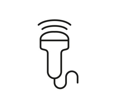Ultrasonic device icon. Outline ultrasonic device vector icon for web design isolated on white background ps 10