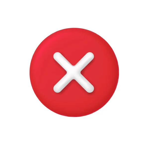 Yuvarlak Şekilli Doğru Yanlış Düğme Yeşil Evet Kırmızı Hayır Yanlış — Stok Vektör