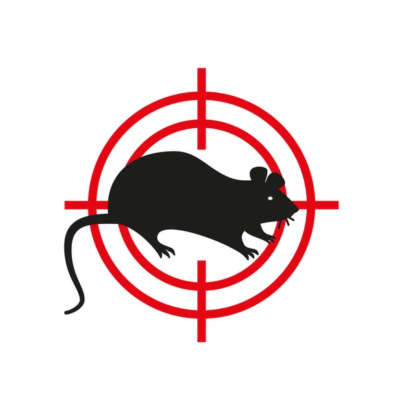 Illustration Cible Souris Cible Rat Art Vectoriel Spe — Image vectorielle