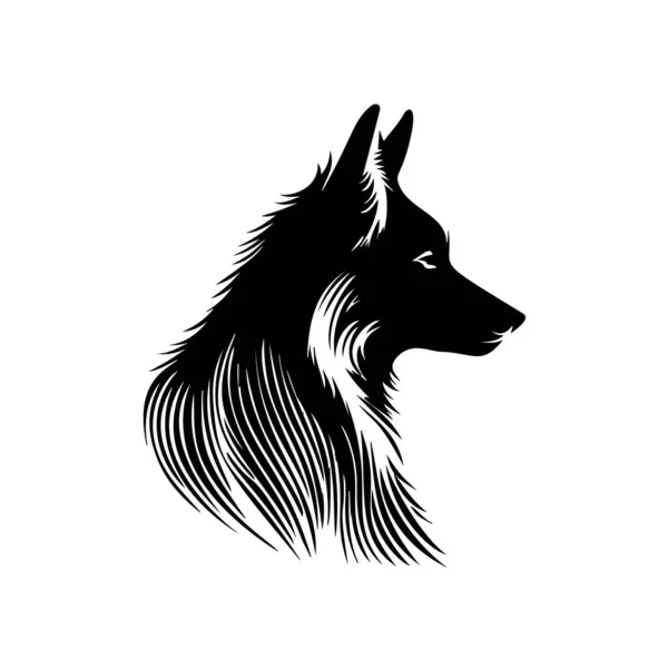 Wolf Logo Design Vector Symbol Graphic Idea Creative Eps — стоковый вектор