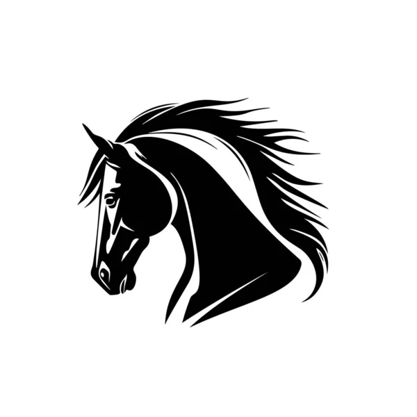 Creative Horse Elegant Logo Symbol Design Illustration Vector Компании — стоковый вектор
