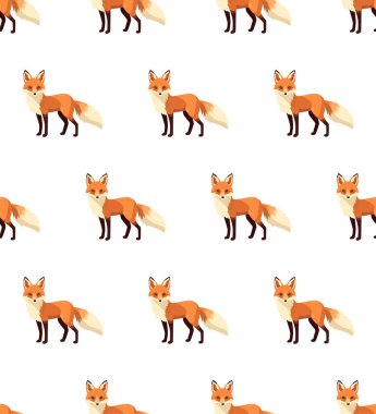 Güzel Halk Tilkisi Kusursuz Şablon.