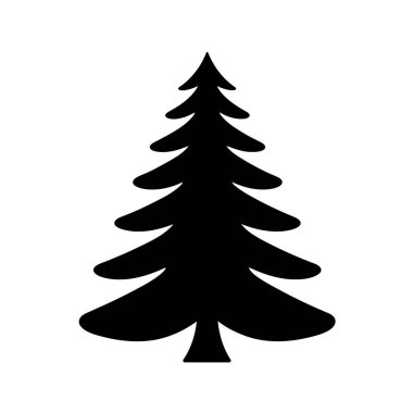 Bir Noel ağacı konseptinin vektör illüstrasyonu.