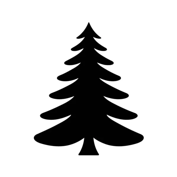 Vector Illustration Christmas Tree Concept — Stock Vector