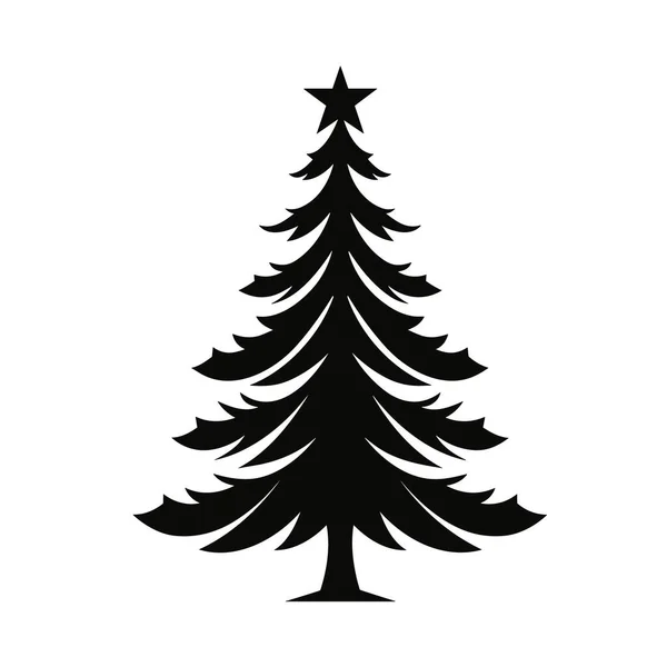 Bir Noel Ağacı Konseptinin Vektör Illüstrasyonu — Stok Vektör