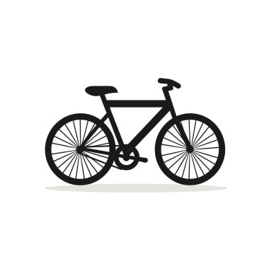 Bisiklet mi? Bisiklet ikonu vektörü. Bisiklet konsepti. Beyaz arka planda izole edilmiş bisiklet yolu için imza atın. Grafik tasarım, logo, web sitesi, sosyal medya, Ui, mobil uygulama, Eps10