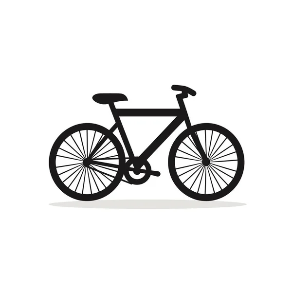 自行车 自行车图标向量 骑自行车的概念 签署自行车路径隔离在白色背景上 平面设计 社交媒体 移动应用 Eps10等流行平面风格 — 图库矢量图片