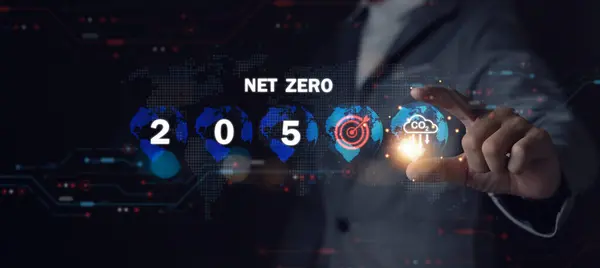NET ZERO Karbon nötr kavramı, net sıfır sera gazı emisyonları için uzun vadeli stratejik hedef.