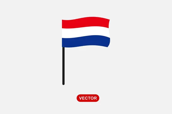 Hollanda vektör şablonu bayrağı