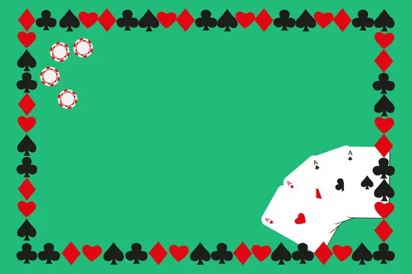 Casino arkaplanı vektör ile gösterilmiştir