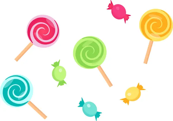 Renkli kağıt bardaklar vektörler kullanılarak resmedilir