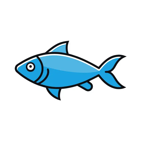 stock vector Archerfish fish looks icon vector illustration. AI generated image. Clipart cartoon deisgn icon