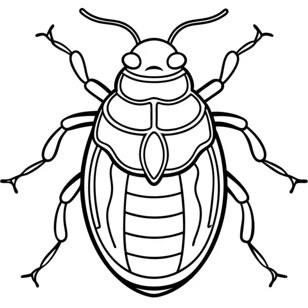 stock vector Carpet Beetle sits icon vector. AI generated image. Clipart cartoon deisgn icon