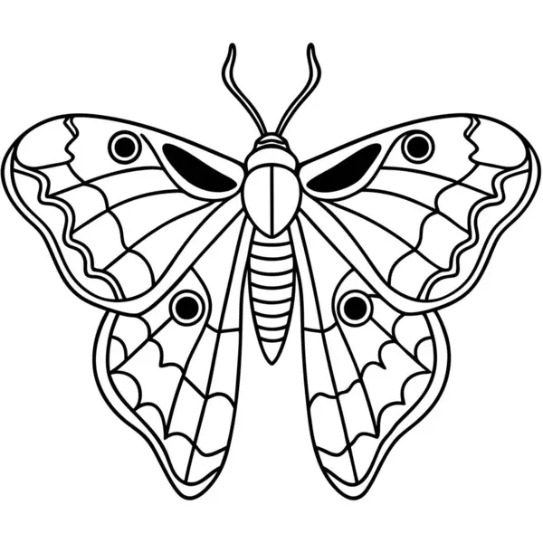 stock vector Cecropia Moth lies icon vector. AI generated image. Clipart cartoon deisgn icon