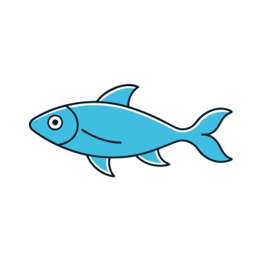 Eelpout fish speaks icon vector. AI generated image. Clipart cartoon deisgn icon clipart