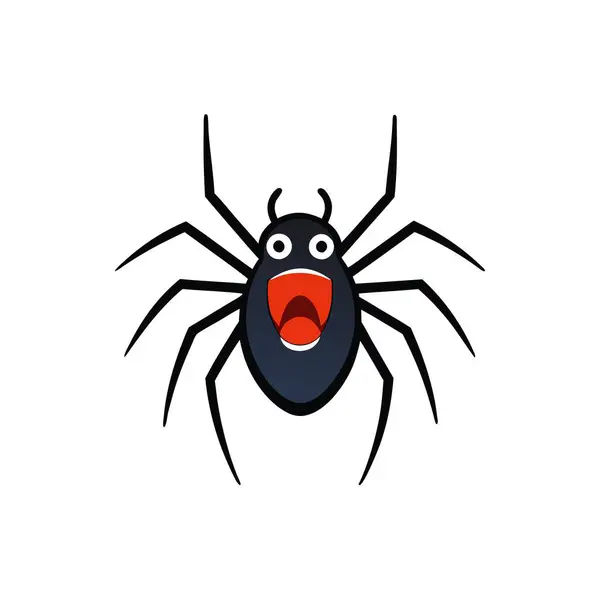 stock vector False Widow Spider screams icon vector. AI generated image. Clipart cartoon deisgn icon