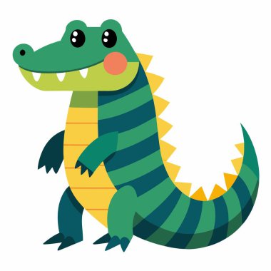 Common Newt lizzard runs kawaii. AI generated image. Clipart cartoon deisgn icon clipart