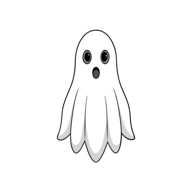 Ghostly apparitions a isolated on a transparent background. . AI generated. Vector icon clipart