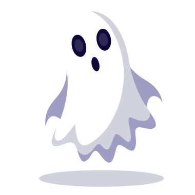 Ghostly apparitions a isolated on a transparent background. . AI generated. Vector icon clipart