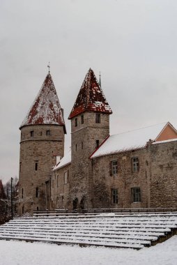 Tallinn, Estonya 'daki ortaçağ kalesi