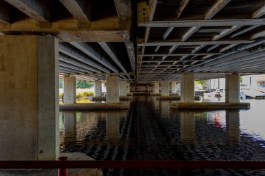 Nehrin köprünün altında görünümü