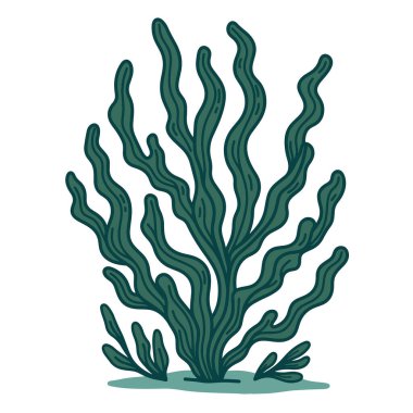 Çeşitli tasarım ve ürün ihtiyaçları için kullanılabilen yosun çizimleri.