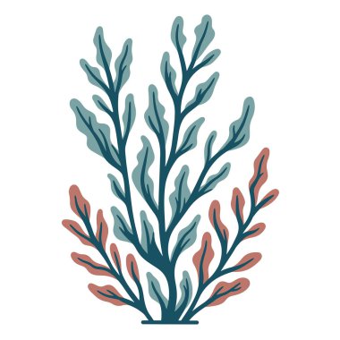 Çeşitli tasarım ve ürün ihtiyaçları için kullanılabilen yosun çizimleri.