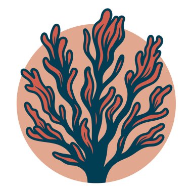 Çeşitli tasarım ve ürün ihtiyaçları için kullanılabilen yosun çizimleri.