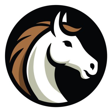 Çeşitli tasarım ve ürün ihtiyaçları için kullanılabilecek at kafası çizimleri