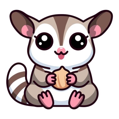 Çeşitli tasarım ve ürün ihtiyaçları için kullanılabilen Tatlı Şeker Planlayıcısı Çizgi Film Çizimi