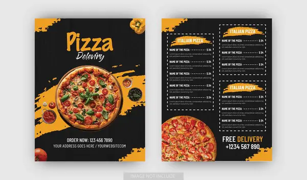 Restoran kafesi için fast food menü tasarımı. Gıda Pilotu ve restoran menüsü tasarım şablonu