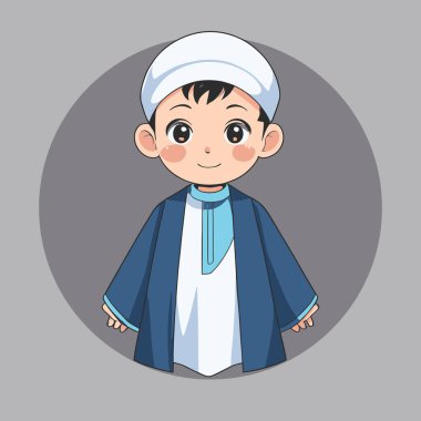 Tatlı Müslüman çizgi film karakteri