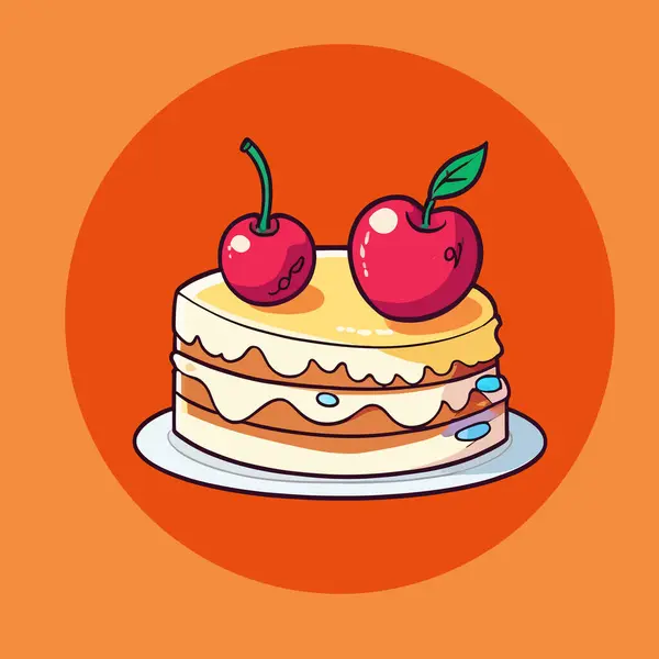 Yapraklı taze mısır çizgi film illüstrasyon vektör simgesi çıkartması