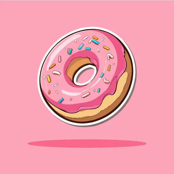 Çörek ikonu. Şekerli çörek ve çörek. vektör izole.