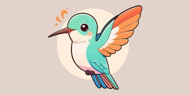 Bir dal üzerinde oturan şirin kuş