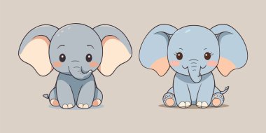 fil karikatürü hayvan simgesi