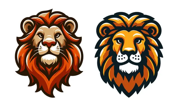 Taçlı aslan başı.