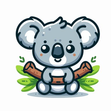 Sevimli koala hayvan simgesi