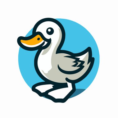 ördek düz çizgi simgesi