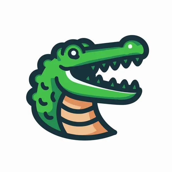 Yılan çizgi film karakteri. Şirin bir hayvanın vektör çizimi.