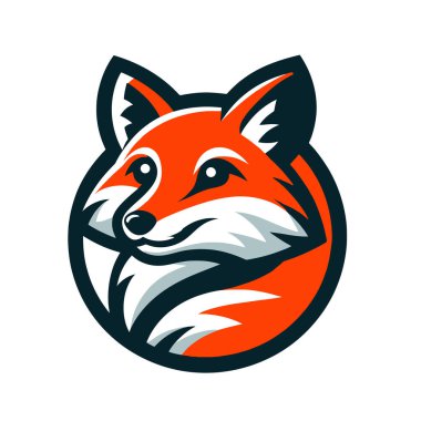 Fox vektör çizim kafa