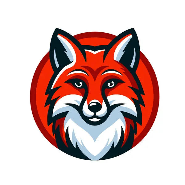 Tilki maskotu logo vektörü