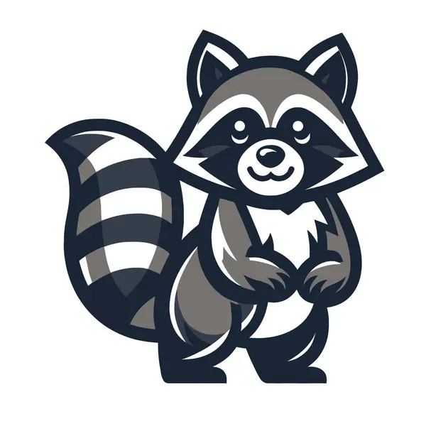 Rakun karikatür vektör çizim